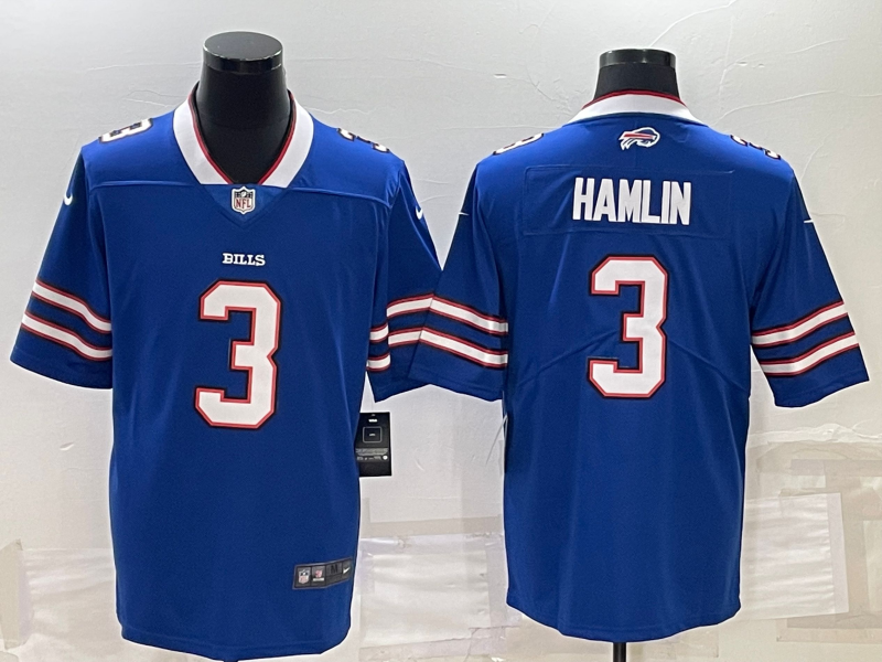Men's Buffalo Bills Damar Hamlin #3 Royal Jersey